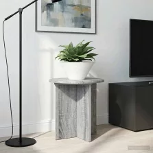   vidaXL Növényállvány 2 pcs Szürke Sonoma 40 x 40 x 40 cm Szerelt Fa