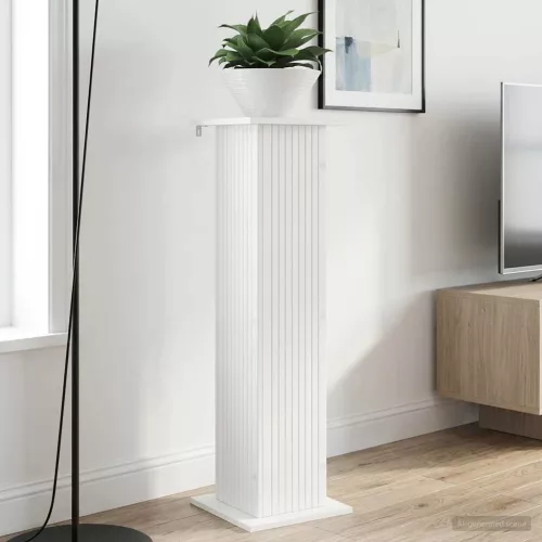 vidaXL Növényállvány 2 pcs Fehér 30,5 x 30 x 100,5 cm Szerelt Fa