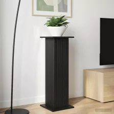   vidaXL Növényállvány Fekete 30,5 x 30 x 100,5 cm Szerelt Fa