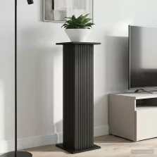   vidaXL Növényállvány 2 pcs Fekete 30,5 x 30 x 100,5 cm Szerelt Fa