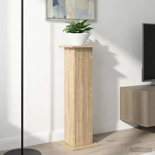vidaXL Növényállvány 2 pcs Sonoma Tölgy 30,5 x 30 x 100,5 cm