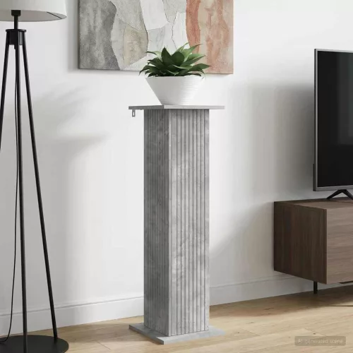 vidaXL Növényállvány Betonszürke 30,5 x 30 x 100,5 cm Szerelt Fa