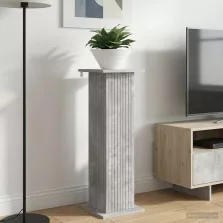   vidaXL Növényállvány 2 pcs Betonszürke 30,5 x 30 x 100,5 cm Szerelt Fa