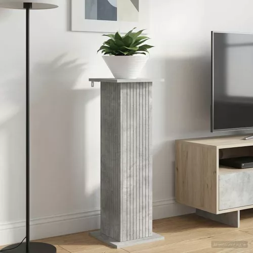vidaXL Növényállvány 2 pcs Betonszürke 30,5 x 30 x 100,5 cm Szerelt Fa