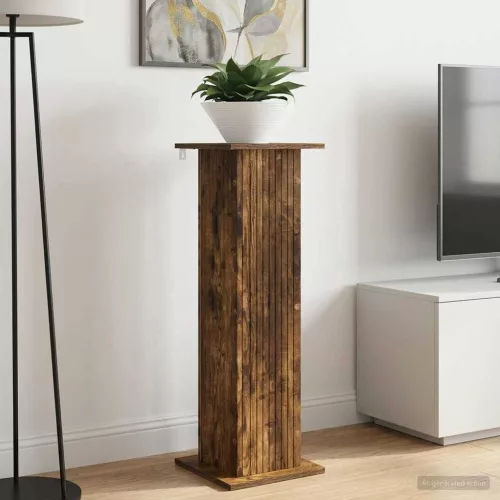vidaXL Növényállvány 2 pcs Füstös Tölgy 30,5 x 30 x 100,5 cm