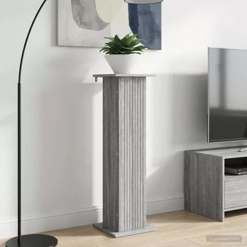 vidaXL Növényállvány Szürke Sonoma 30,5 x 30 x 100,5 cm Szerelt Fa