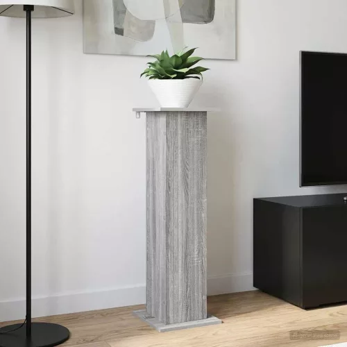 vidaXL Növényállvány 2 pcs Szürke Sonoma 30,5 x 30 x 100,5 cm