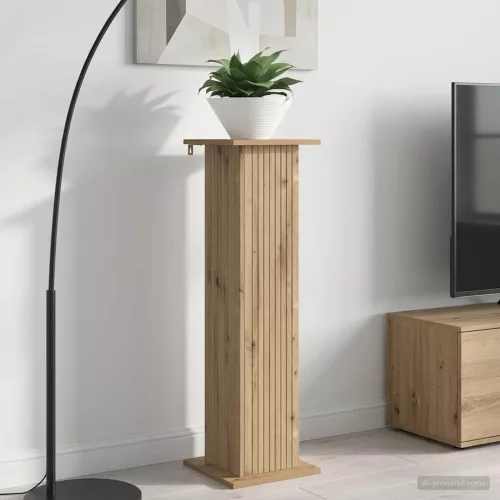 vidaXL Növényállvány 2 pcs Kézműves Tölgy 30,5 x 30 x 100,5 cm
