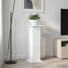   vidaXL Növényállvány Fehér 30,5 x 30 x 80,5 cm Szerelt Fa