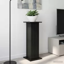   vidaXL Növényállvány Fekete 30,5 x 30 x 80,5 cm Szerelt Fa