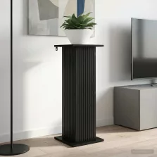   vidaXL Növényállvány 2 pcs Fekete 30,5 x 30 x 80,5 cm Szerelt Fa
