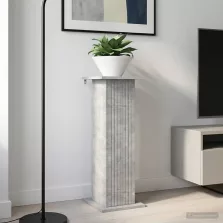   vidaXL Növényállvány 2 pcs Betonszürke 30,5 x 30 x 80,5 cm Szerelt Fa