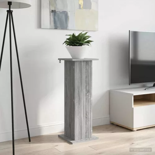 vidaXL Növényállvány 2 pcs Szürke Sonoma 30,5 x 30 x 80,5 cm