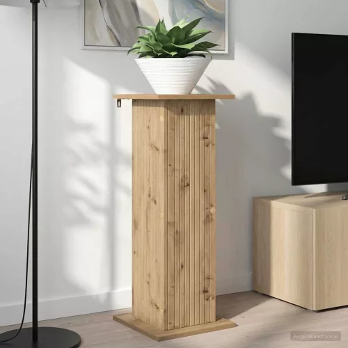 vidaXL Növényállvány 2 pcs Kézműves Tölgy 30,5 x 30 x 80,5 cm