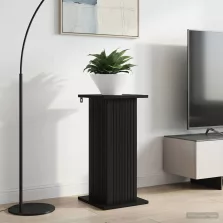   vidaXL Növényállvány Fekete 30,5 x 30 x 60,5 cm Szerelt Fa