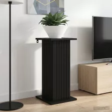   vidaXL Növényállvány 2 pcs Fekete 30,5 x 30 x 60,5 cm Szerelt Fa