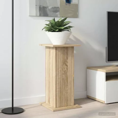 vidaXL Növényállvány 2 pcs Sonoma Tölgy 30,5 x 30 x 60,5 cm Szerelt Fa