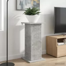   vidaXL Növényállvány 2 pcs Betonszürke 30,5 x 30 x 60,5 cm Szerelt Fa