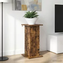   vidaXL Növényállvány Füstös Tölgy 30,5 x 30 x 60,5 cm Szerelt Fa