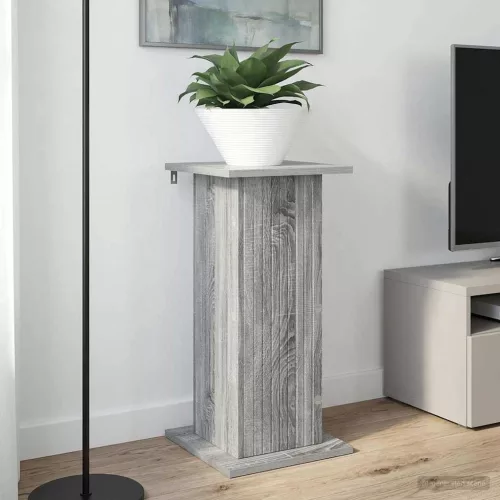 vidaXL Növényállvány 2 pcs Szürke Sonoma 30,5 x 30 x 60,5 cm