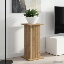   vidaXL Növényállvány Kézműves Tölgy 30,5 x 30 x 60,5 cm Szerelt Fa