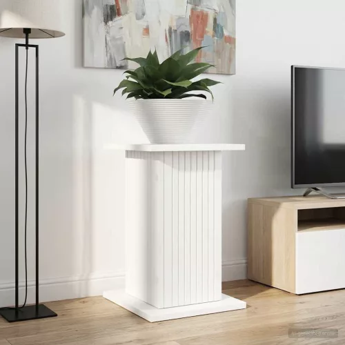 vidaXL Növényállvány 2 pcs Fehér 30,5 x 30 x 43 cm Szerelt Fa