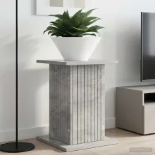   vidaXL Növényállvány 2 pcs Betonszürke 30,5 x 30 x 43 cm Szerelt Fa