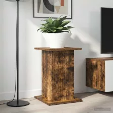   vidaXL Növényállvány 2 pcs Füstös Tölgy 30,5 x 30 x 43 cm Szerelt Fa