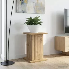   vidaXL Növényállvány 2 pcs Kézműves Tölgy 30,5 x 30 x 43 cm Szerelt Fa