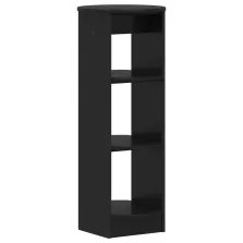   vidaXL Oldalsó szekrény Fekete 40 x 40 x 100 cm Mérnöki fa