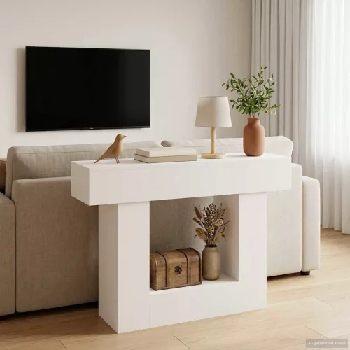 vidaXL Fehér 101 x 30 x 74 cm