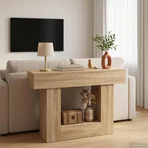 vidaXL Sonoma tölgy 101 x 30 x 74 cm