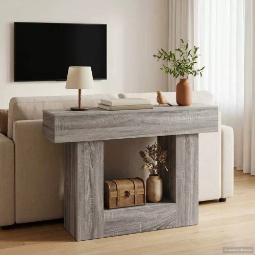 vidaXL Szürke Sonoma 101 x 30 x 74 cm