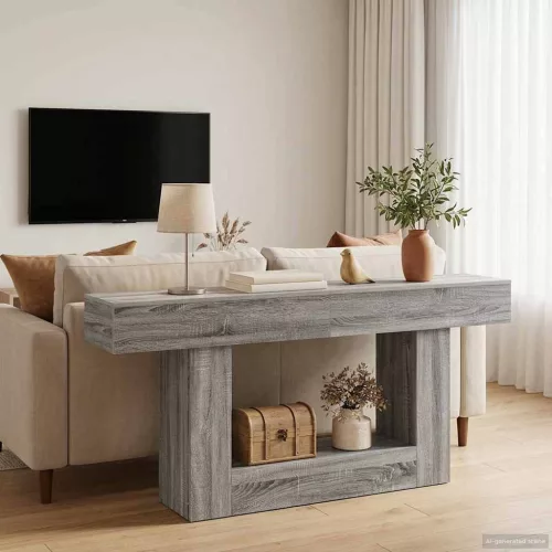 vidaXL Szürke Sonoma 160 x 30 x 74 cm