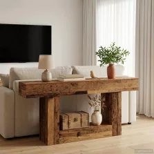 vidaXL Öreg fa 160 x 30 x 74 cm