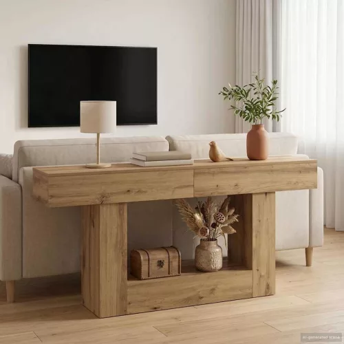 vidaXL Kézműves Tölgy 160 x 30 x 74 cm