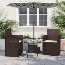 vidaXL Ülőpárnák 2 pcs Krém 47 x 36 x 2 cm Poliészter