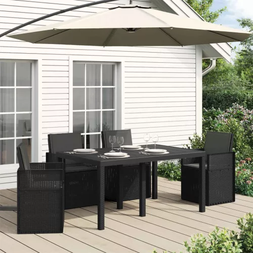 vidaXL Ülés és háttámla párnák 4 pcs Antracitszürke 47 x 45 x 2 cm