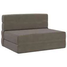   vidaXL Összecsukható kanapéágy Világosszürke 70 x 72 x 60 cm Szövet