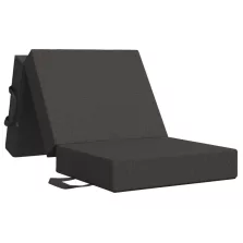   vidaXL Összecsukható kanapéágy 75 x 63 x 45 cm Sötétszürke