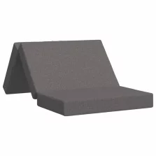   vidaXL Összecsukható kanapéágy 80 x 67 x 45 cm Világosszürke