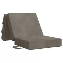   vidaXL Összecsukható kanapéágy 90 x 67 x 45 cm Világosszürke