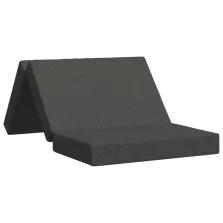   vidaXL Összecsukható kanapéágy 100 x 67 x 45 cm Sötétszürke
