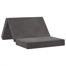   vidaXL Összecsukható kanapéágy 100 x 67 x 45 cm Sötétszürke
