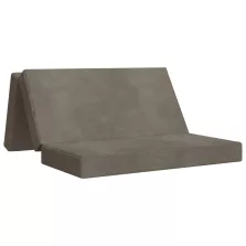   vidaXL Összecsukható kanapéágy 140 x 67 x 45 cm Világosszürke