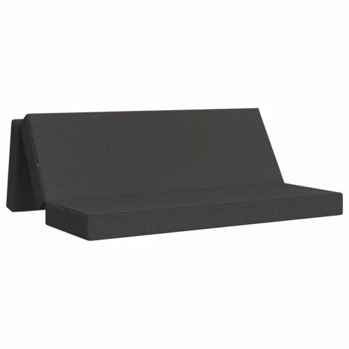 vidaXL Összecsukható kanapéágy 180 x 67 x 45 cm Sötétszürke