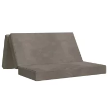   vidaXL Összecsukható kanapéágy 180 x 67 x 45 cm Világosszürke