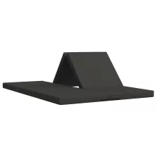   vidaXL Összecsukható kanapéágy 140 x 67 x 45 cm Sötétszürke