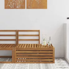   vidaXL Kültéri végleges kanapé Természetes 91 x 63 x 73 cm