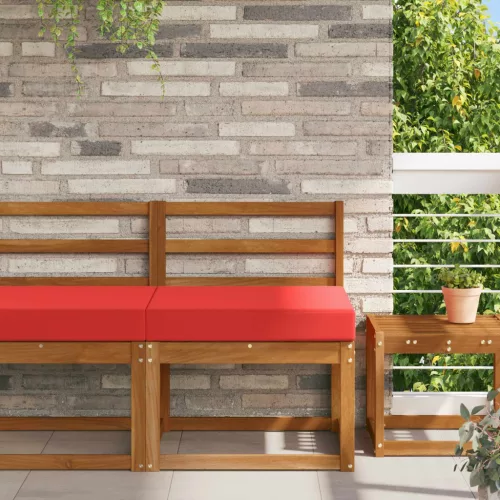 vidaXL Kültéri kanapé párna Piros 60 x 60 x 8 cm Poliészter